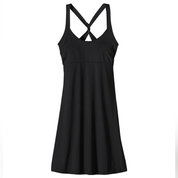 Patagonia Dresses & Skirts - NWT | Patagonia Morning Glory Active Dress w built in shelf bra | medium | black